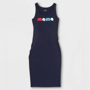 Isabel Maternity Mama Midi Dress